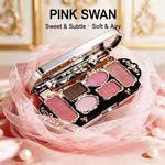 K'APEINE 6-Color Shimmer And Matte Eyeshadow Palette - PINK
