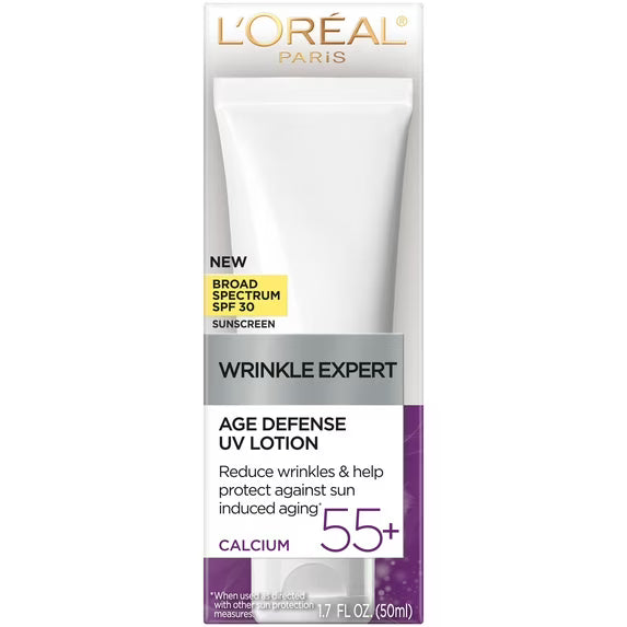 LOREAL Paris Wrinkle Expert Age Defense UV Lotion 55+