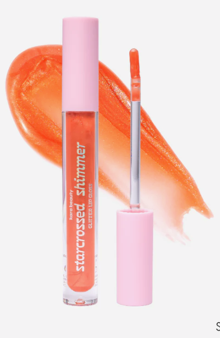 Kara beauty Star-crossed Shimmer Glitter Lip Gloss KISS ME NOT