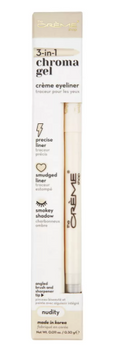 The Creme Shop 3-in-1 Chrome gel Eyeliner NUDITY