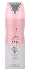 Original Lattafa Yara Perfumed Deodorant Spray (200ml / 6.67 fl oz)