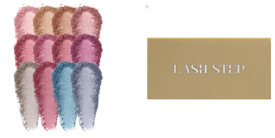 ILLUMINATI LASH STEP "SHIMMER ABOUT YOU" 12 Universal Eye Shadow Pallet