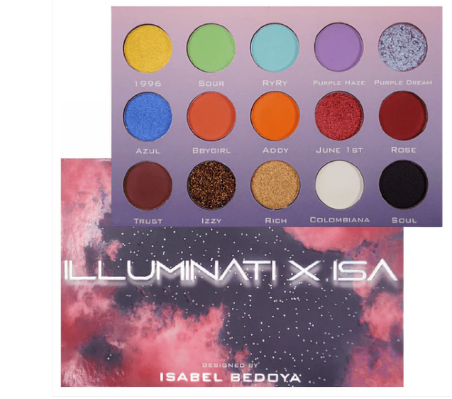 Illuminati Cosmetics x Isa Glam Palette