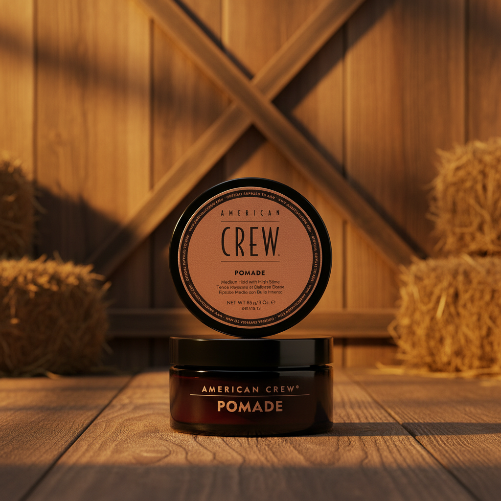 American Crew Men's Hair Pomade, Medium Hold with High Shine, 3 Oz