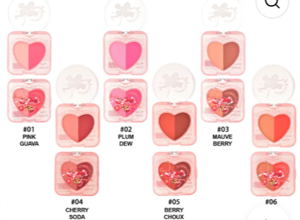Kevin & Coco Sweet Cherry Pie Dual Powder Blush PLUM DEW 02