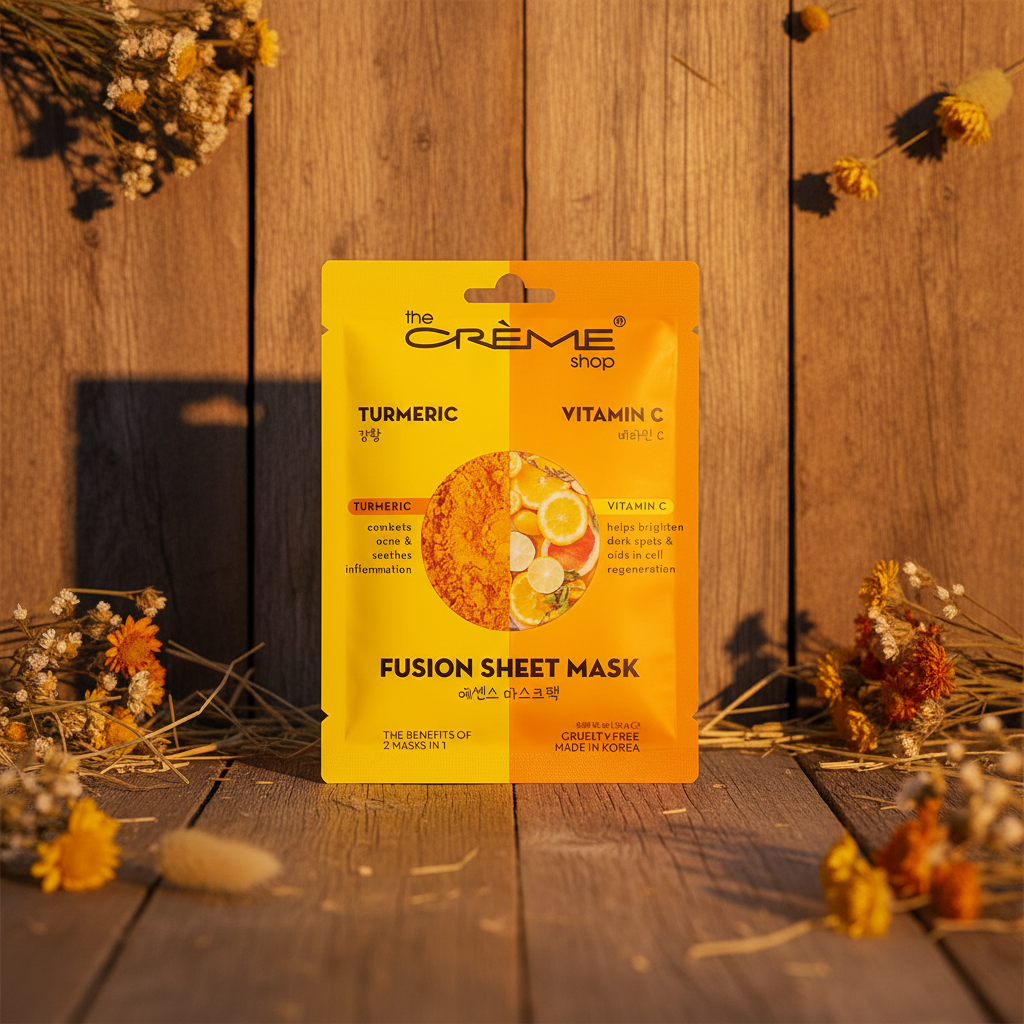 The Creme Shop Fusion Sheet Mask, Turmeric and Vitamin C (2)