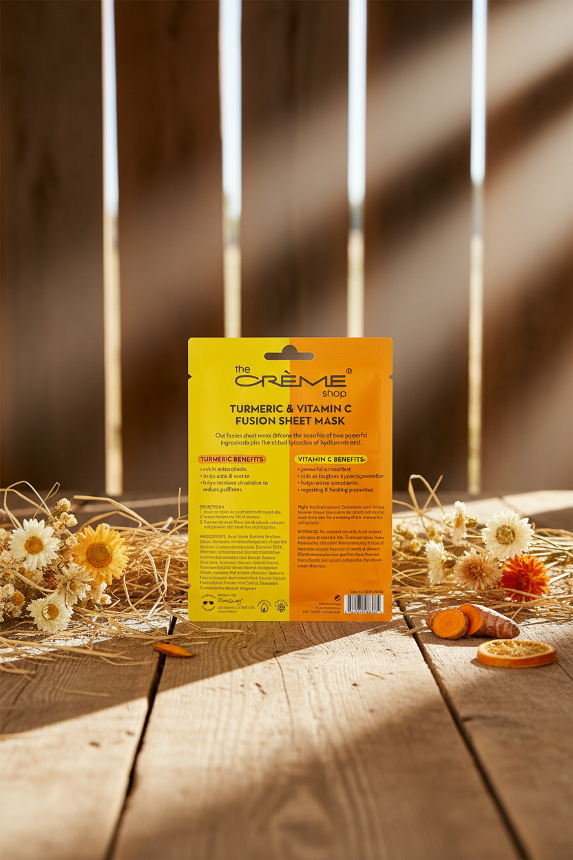 The Creme Shop Fusion Sheet Mask, Turmeric and Vitamin C (2)