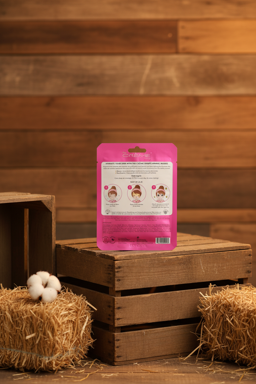 The Cream Shop Be Purr-fect Skin Face Cat Mask, 0.88 oz/25 g (3pcs)