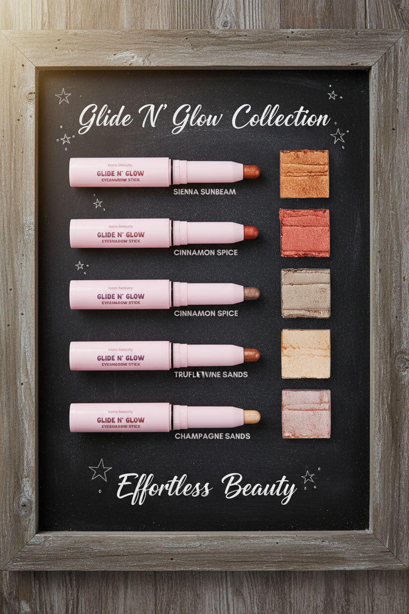 Kara beauty Glide N' Glow Eyeshadow Stick  "CINNAMON SPICE"