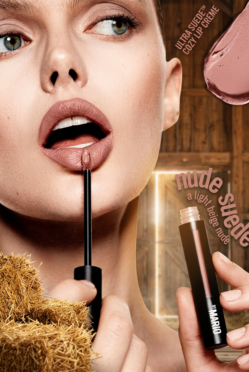 Makeup By Mario Ultra Suede Cozy Lip Creme NUDE SUEDE