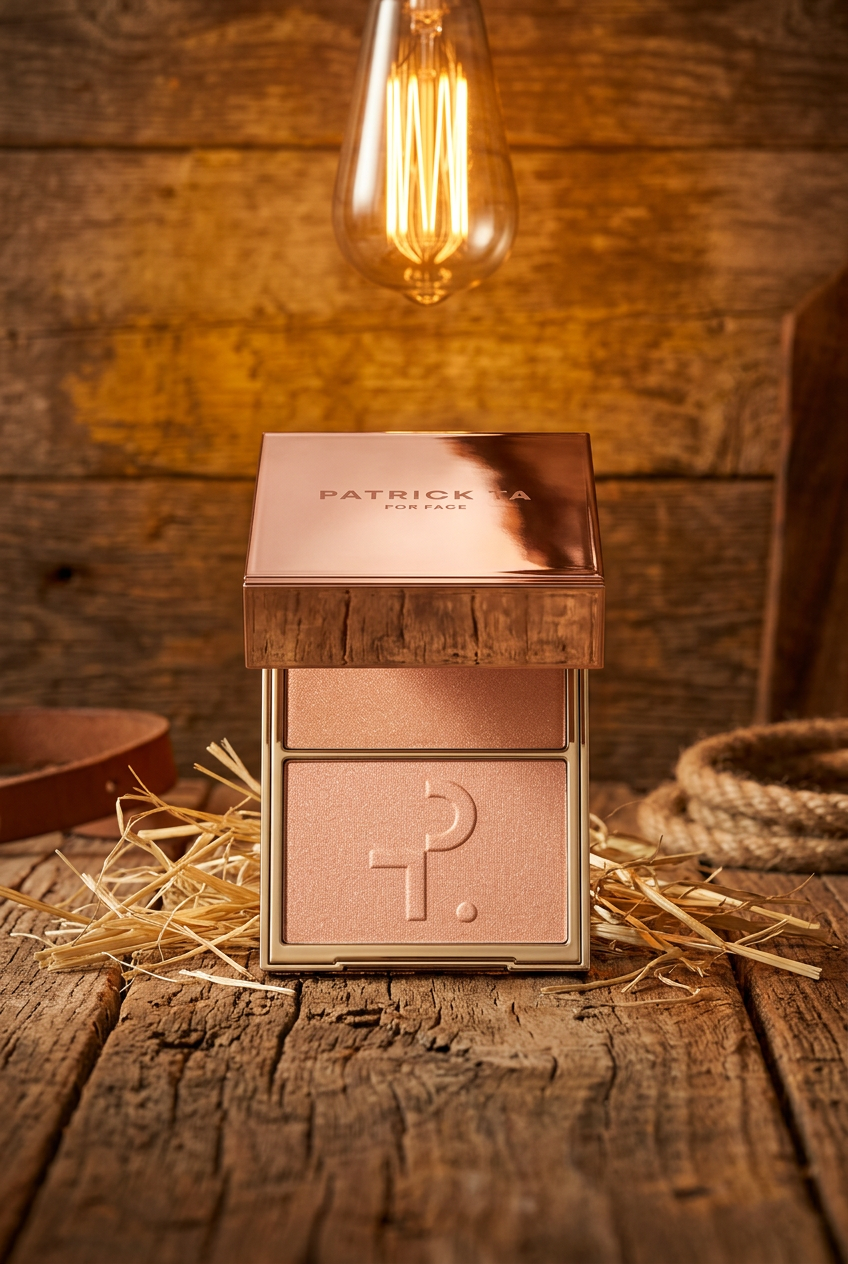 PATRICK TA Major Glow Crème & Powder Light Reflecting Translucent Highlighter Duo in "DADDY"