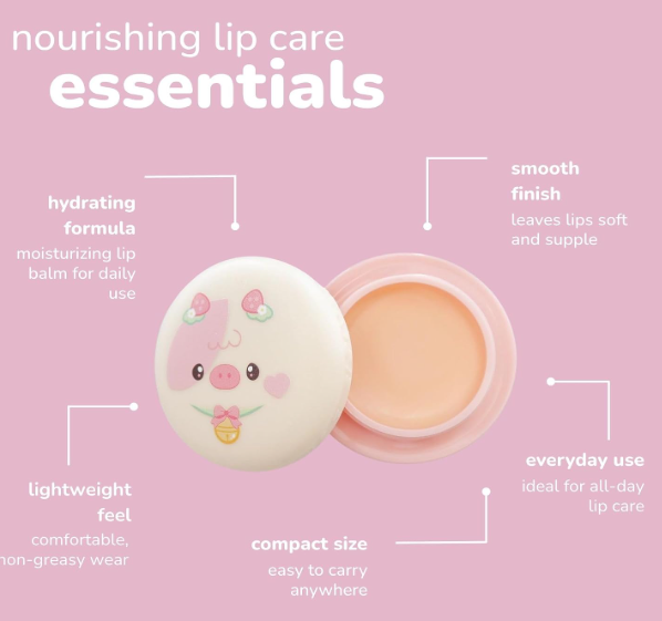 The Creme Shop Macaron Lip Balm Piggy