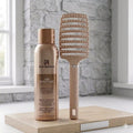 Glow Anniversary Clearness Leave-On Fluffy Dry Hair Spray with brush