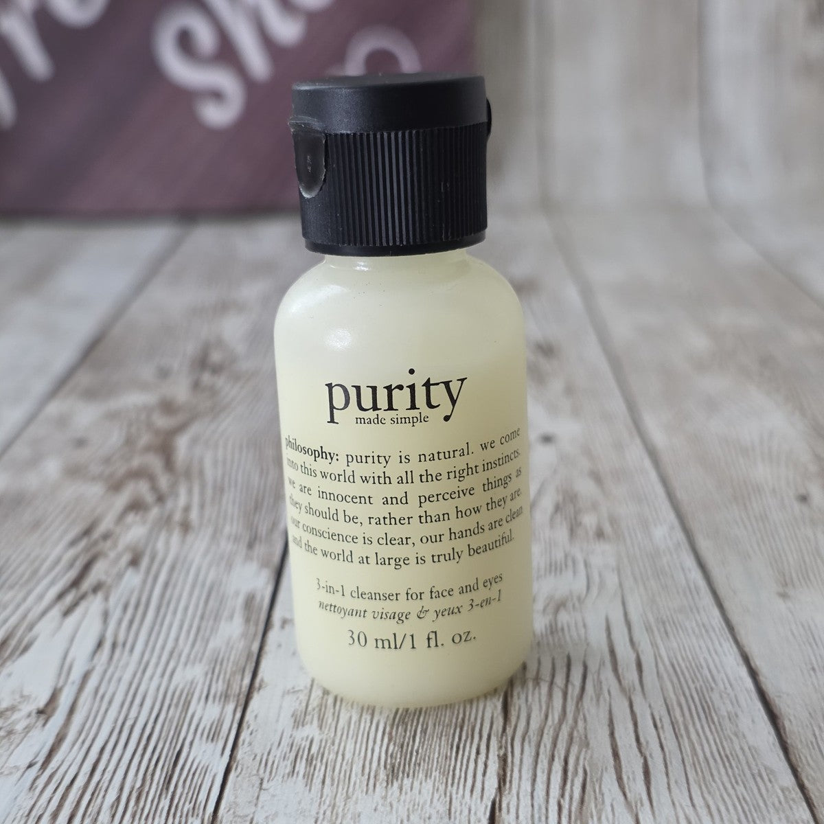 Philosophy Purity Made Simple 3-in-1 Cleanser for Face & Eyes 30ml/1 fl oz